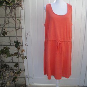 A New Day Orange Mini Knit Dress XXL NWOT